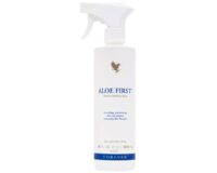 Spray Forever Aloe First com aloe vera, própolis e extratos vegetais para hidratação e frescor da pele e dos cabelos, embalagem de 473 ml
