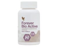 Frasco do suplemento Forever Bio Active Colágeno com Verisol e vitamina C em cápsulas