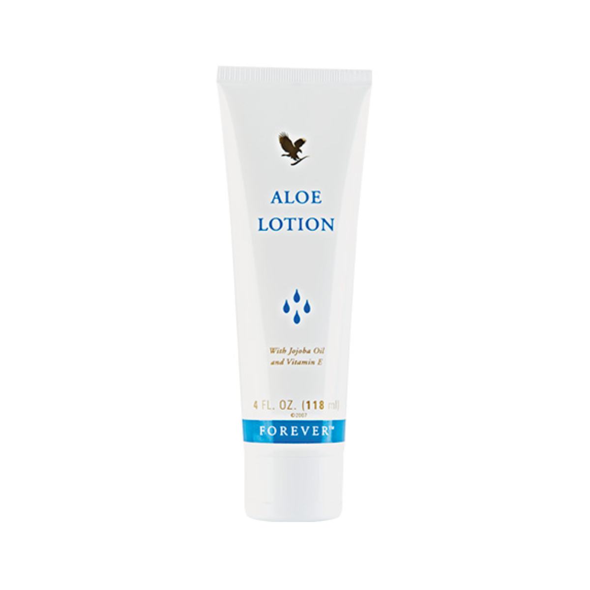 Aloe Lotion Forever Living hidratante corporal com aloe vera, jojoba e vitamina E – embalagem 118ml
